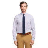 COOL FX PLAID BUTTON DOWN DRESS SHIRT SLIM - BIKING RED