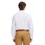 ROYAL TEXTURE BUTTON DOWN DRESS SHIRT - BRIGHT WHITE