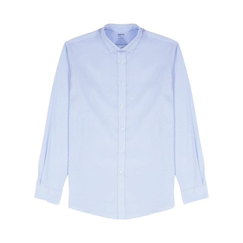 COOL FX BUTTON DOWN DRESS SHIRT SLIM - DELLA ROBBIA BLUE