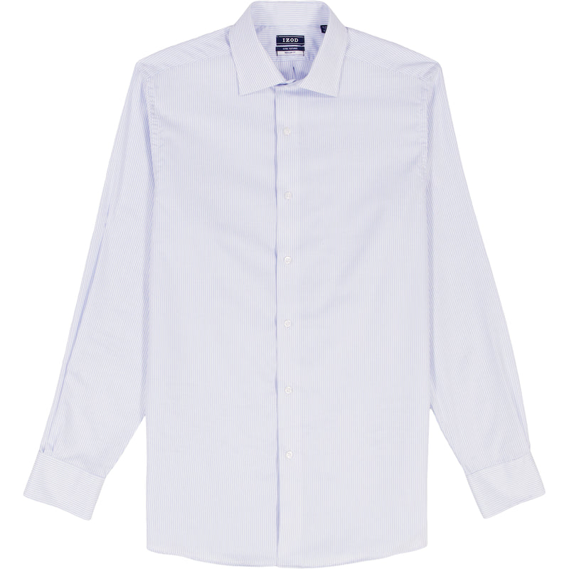 ROYAL TEXTURE BUTTON DOWN DRESS SHIRT - DELLA ROBBIA BLUE