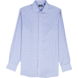 ROYAL TEXTURE BUTTON DOWN DRESS SHIRT - ULTRAMARINE