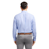 ROYAL TEXTURE BUTTON DOWN DRESS SHIRT - ULTRAMARINE