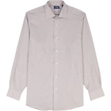 ROYAL TEXTURE BUTTON DOWN DRESS SHIRT - CEDARWOOD KHAKI