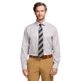 ROYAL TEXTURE BUTTON DOWN DRESS SHIRT - CEDARWOOD KHAKI