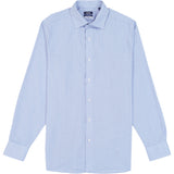 ROYAL TEXTURE BUTTON DOWN DRESS SHIRT - DELLA ROBBIA BLUE