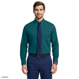 ALL-OVER STRETCH BUTTON-DOWN DRESS SHIRT - ATLANTIC DEEP