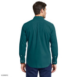 ALL-OVER STRETCH BUTTON-DOWN DRESS SHIRT - ATLANTIC DEEP