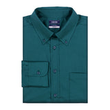 ALL-OVER STRETCH BUTTON-DOWN DRESS SHIRT - ATLANTIC DEEP