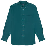 ALL-OVER STRETCH BUTTON-DOWN DRESS SHIRT - ATLANTIC DEEP