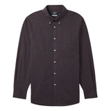 ALL-OVER STRETCH TARTAN BUTTON-DOWN DRESS SHIRT - MEDIEVAL BLUE