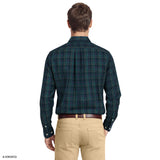 ALL-OVER STRETCH TARTAN BUTTON-DOWN DRESS SHIRT - JASPER