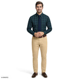 ALL-OVER STRETCH TARTAN BUTTON-DOWN DRESS SHIRT - JASPER