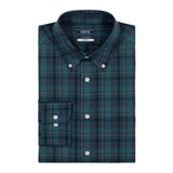 ALL-OVER STRETCH TARTAN BUTTON-DOWN DRESS SHIRT - JASPER