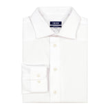 ROYAL TEXTURE BUTTON-DOWN DRESS SHIRT - BRILLIANT WHITE