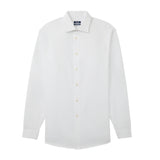 ROYAL TEXTURE BUTTON-DOWN DRESS SHIRT - BRILLIANT WHITE