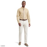 ROYAL TEXTURE CHECKED BUTTON-DOWN DRESS SHIRT - BLEACHED SAND