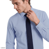 ROYAL TEXTURE STRIPED BUTTON-DOWN DRESS SHIRT - BRIGHT COBALT