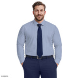 BIG & TALL ROYAL TEXTURE BUTTON-DOWN DRESS SHIRT - BRIGHT COBALT