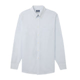 BIG & TALL ALL-OVER STRETCH PRINTED BUTTON-DOWN DRESS SHIRT - TH JAB BLUE
