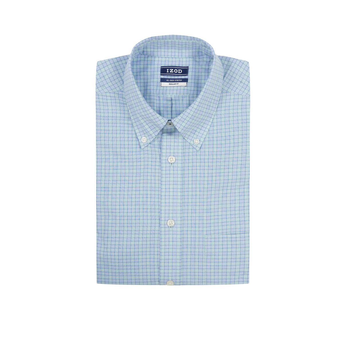 mens dress shirts regular fit George Men's Classic Dress Shirt with Long Sleeves, Sizes S-3xl, Size: Large, Blue