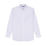ALL OVER STRETCH PLAID BUTTON DOWN DRESS SHIRT (BUTTON DOWN COLLAR) - PHLOX PINK