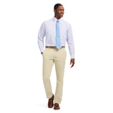 ALL OVER STRETCH PLAID BUTTON DOWN DRESS SHIRT (BUTTON DOWN COLLAR) - PHLOX PINK