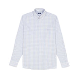 BIG & TALL ALL-OVER STRETCH BUTTON DOWN DRESS SHIRT - PAPAYA PUNCH