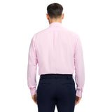 ALL OVER STRETCH PLAID BUTTON DOWN DRESS SHIRT (BUTTON DOWN COLLAR) - LILAC SACHET