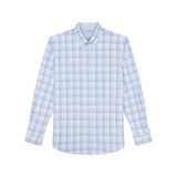 ALL OVER STRETCH BUTTON DOWN DRESS SHIRT SLIM - MOONLIGHT JADE