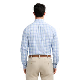 ALL OVER STRETCH BUTTON DOWN DRESS SHIRT SLIM - MOONLIGHT JADE