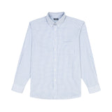 PINPOINT OXFORD BUTTON DOWN DRESS SHIRT - CORNFLOWER BLUE