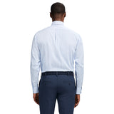 PINPOINT OXFORD BUTTON DOWN DRESS SHIRT - CORNFLOWER BLUE