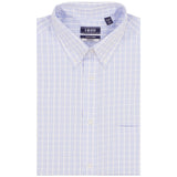 PINPOINT OXFORD BUTTON DOWN DRESS SHIRT - TH LIGHT BLUE