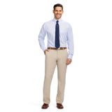 PINPOINT OXFORD BUTTON DOWN DRESS SHIRT - TH LIGHT BLUE