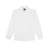 PINPOINT OXFORD BUTTON DOWN DRESS SHIRT - BRIGHT WHITE