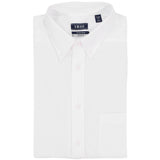 PINPOINT OXFORD BUTTON DOWN DRESS SHIRT - BRIGHT WHITE
