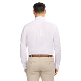PINPOINT OXFORD BUTTON DOWN DRESS SHIRT - BRIGHT WHITE