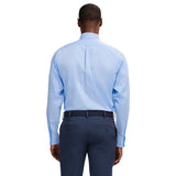 PINPOINT OXFORD BUTTON DOWN DRESS SHIRT - CORNFLOWER BLUE
