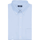 PINPOINT OXFORD BUTTON DOWN DRESS SHIRT - CORNFLOWER BLUE