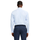 PINPOINT OXFORD BUTTON DOWN DRESS SHIRT - CORNFLOWER BLUE