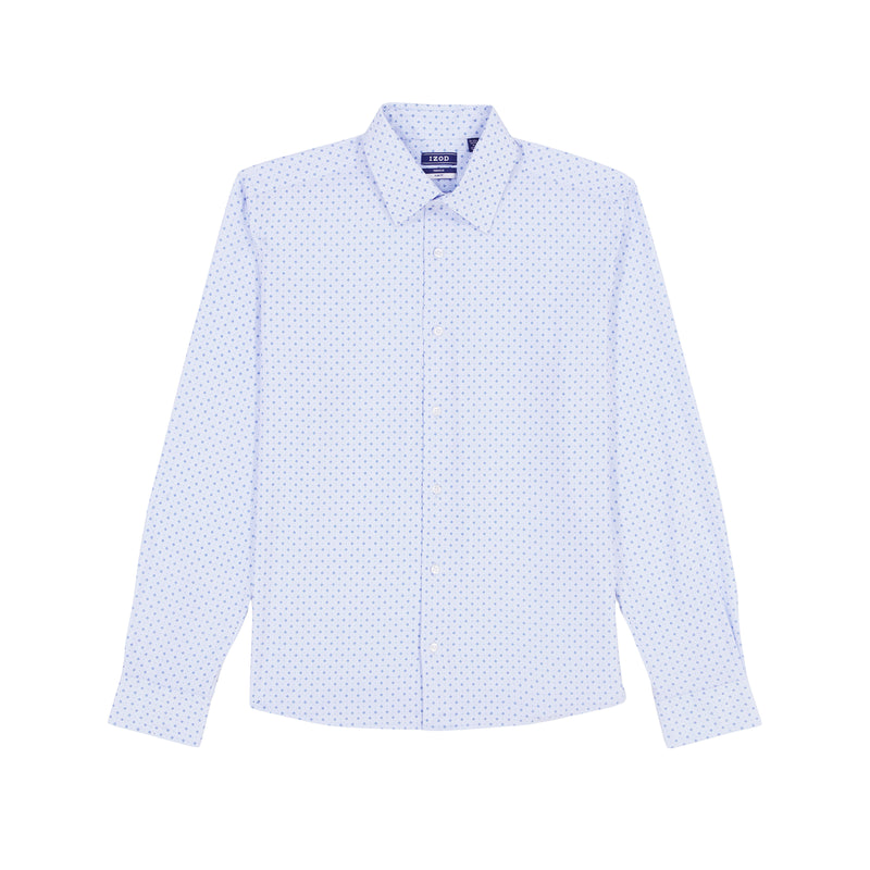 TRAVELER BUTTON DOWN DRESS SHIRT - TH LIGHT BLUE
