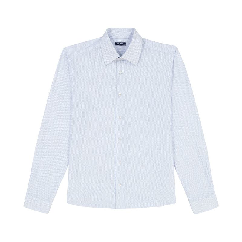 TRAVELER BUTTON DOWN DRESS SHIRT - TH LIGHT BLUE