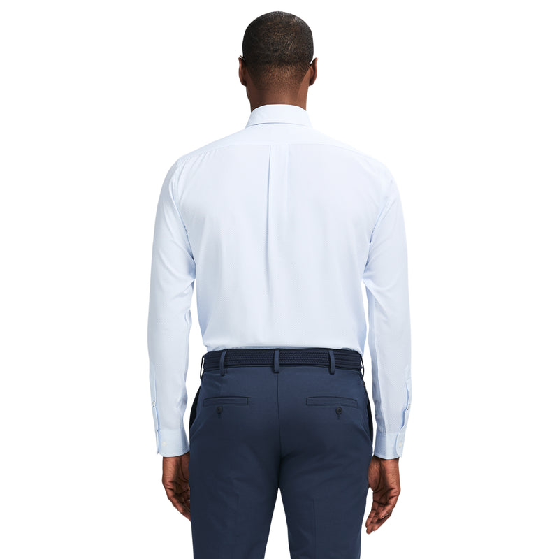 TRAVELER BUTTON DOWN DRESS SHIRT - TH LIGHT BLUE