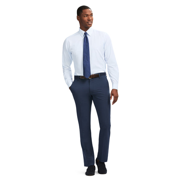 TRAVELER BUTTON DOWN DRESS SHIRT - TH LIGHT BLUE