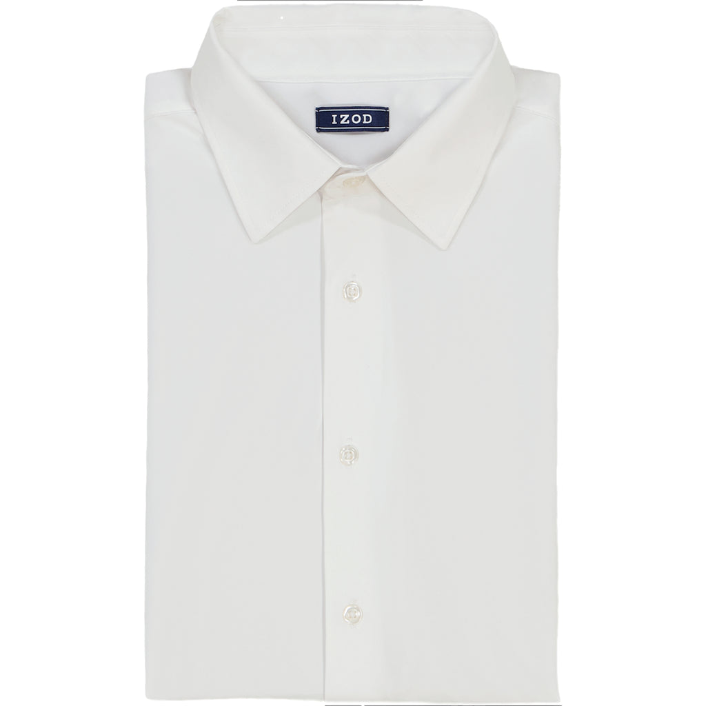 mens white dress shirts Ls Sld Super Stretch