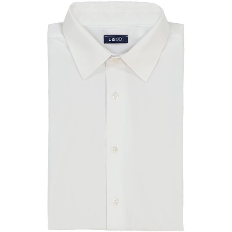 mens dress shirt white Traveler L/s Dress Shirt - Izod Sportswear