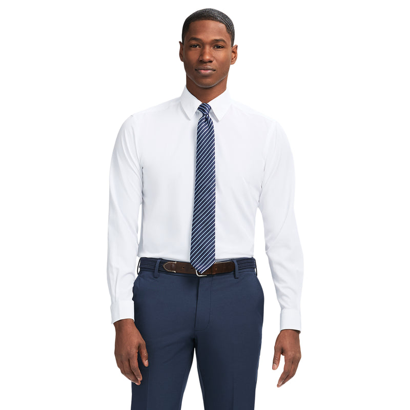 TRAVELER BUTTON DOWN DRESS SHIRT - BRIGHT WHITE