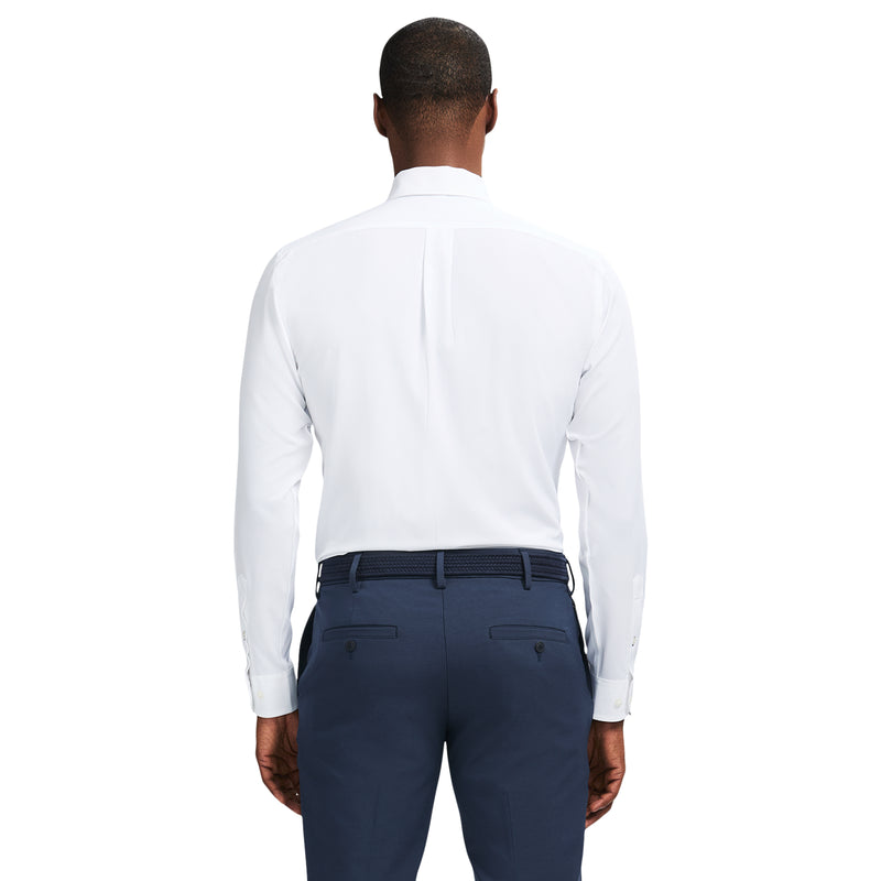 TRAVELER BUTTON DOWN DRESS SHIRT - BRIGHT WHITE