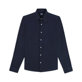 TRAVELER BUTTON DOWN DRESS SHIRT - NAVY BLAZER