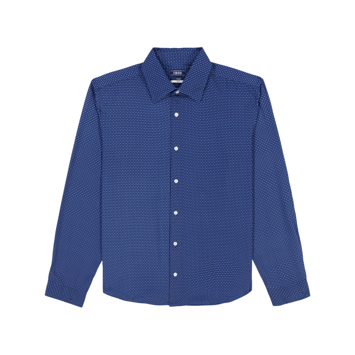 slim fit dress slacks All-Over Stretch L/S Tartan Button-Down Dress Shirt - Izod Sportswear main image 0